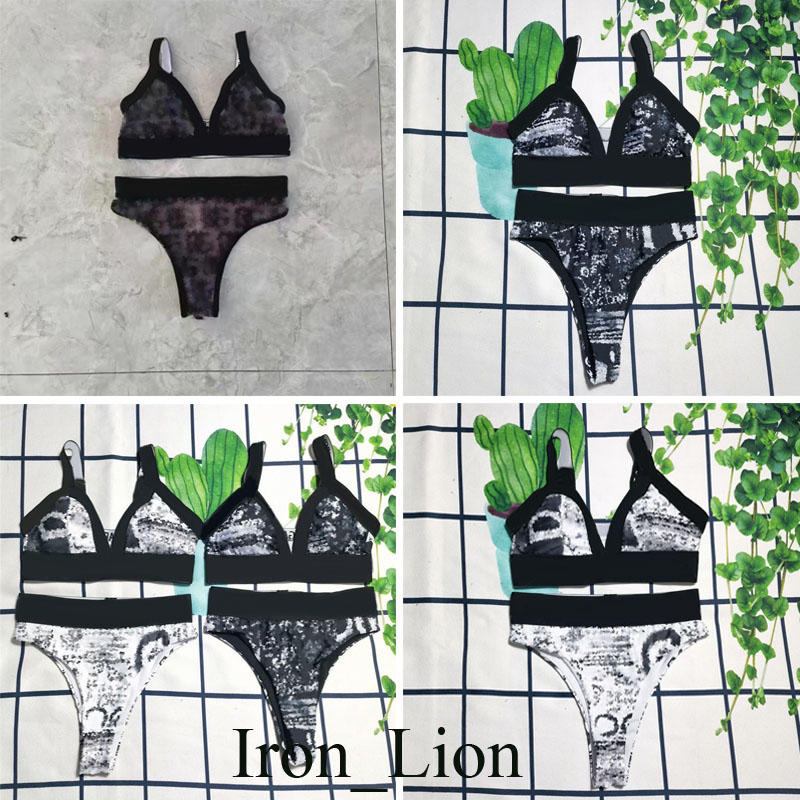 

Sexy 2 Pieces Intimates Bikinis Bras Sets for Women Swimwear Summer Charm Lady Swimsuits Vacation Elastic Casual Girl Bathing Suit Swimsuit, Color 1