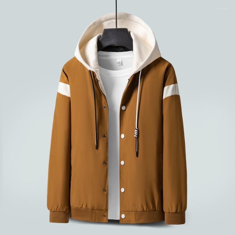 

Men's Jackets 2023 Spring Autumn Solid Windproof Outdoor Men's Classic Casual Fashion Oversize 3XL, 3001 2