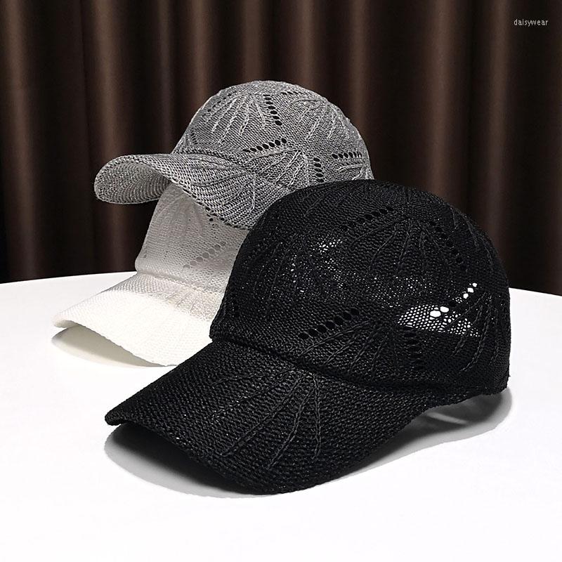 

Ball Caps Black Wild Cap Ladies Spring And Summer Mesh Breathable Thin Baseball Street Trend Fashion Middle-aged Elegant Sun Hat, Lkbq095-ka qi