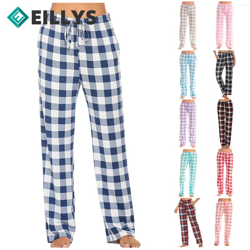 

Women' Sleepwear Women' Drawstring Plaid Cotton Loose Sleep Pants Ladies Pajama Pyjama Trousers Women Bottoms Lounge Wear Pant, Purple