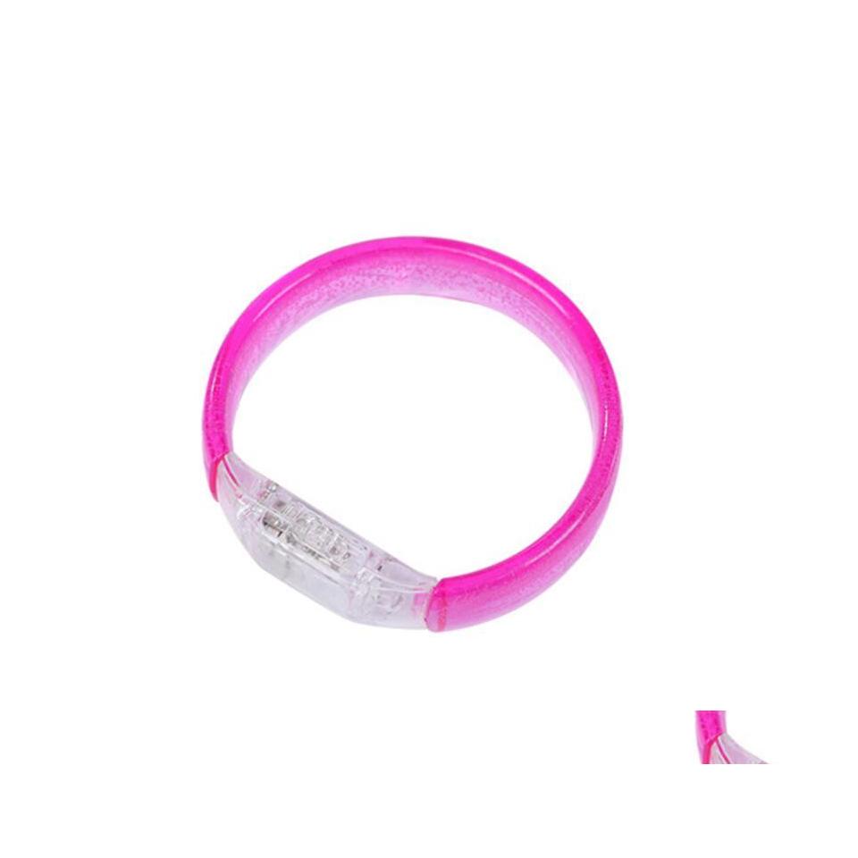 

Other Bracelets Fashion Mticolor Led Flashing Bracelet Light Up Acrylic Bangle For Party Bar Halloween Chiristmas Dance Gift Drop De Otsin
