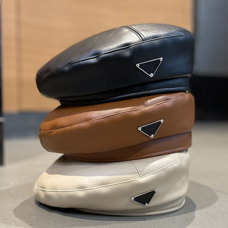 

New Classic Triangle Letters Ball Cap Berets Baseball Caps Designer Hat Luxury Women Adjustable Snapbacks Hats, Multi