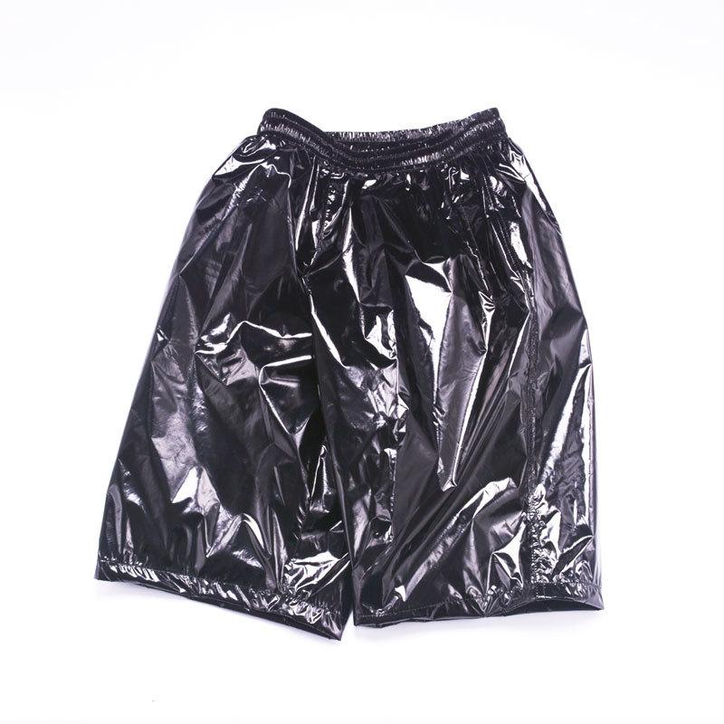 

Men' Shorts Fashion Men Shiny Metallic Night Club Dancing Wear Sexy Plus Size 8XL Summer Motorcycle Short Pants X9097, Black
