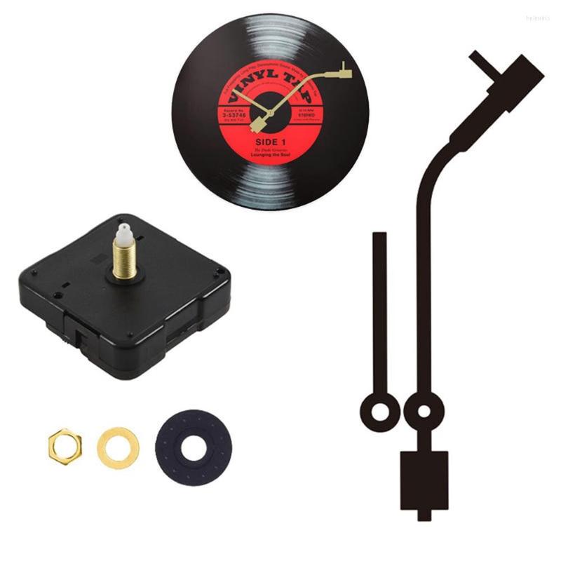 

Watch Repair Kits DIY Retro Mute Movement Record Wall Clock Acrylic Quartz Flower