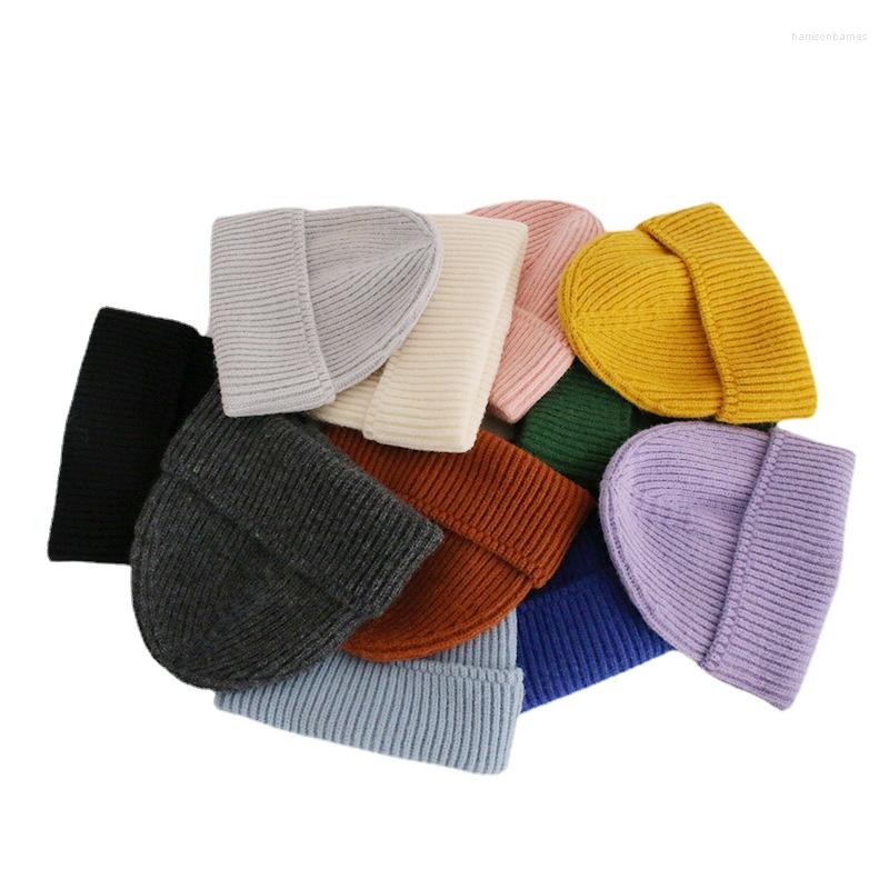 

Berets 2023 Fashion Soft Warm Fluffy Winter Hat For Women Knitted Skullies Beanies Female Bonnet Woman Knit Cap, Tg040-1