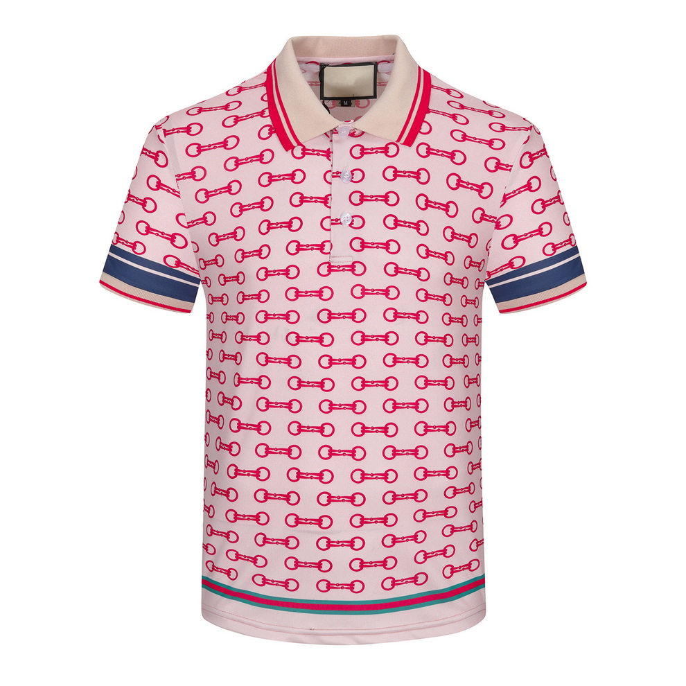 

Spring Luxury Italy Men T-Shirt Designer Polo Shirts High Street Embroidery small horse Printing Clothing Mens Brand Polo Shirt, 03