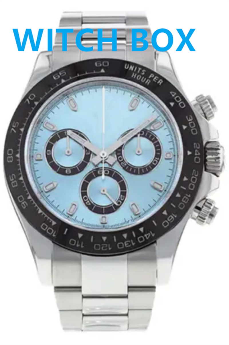 

2023mens watches Japan VK Chronograph movement watch full stainless steel Sapphire glass 5ATM waterproof super luminous 41mm montre de luxe, Color 9