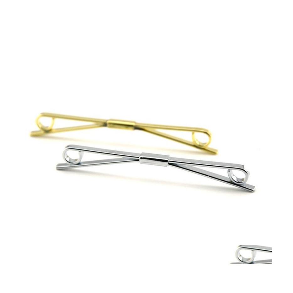 

Tie Clips Men Jewelry Brooch Mens Business Bar Lapel Pin Simple Wedding Casual Shirt Collar Clip Vs Cufflinks Drop Delivery Clasps Dhoio