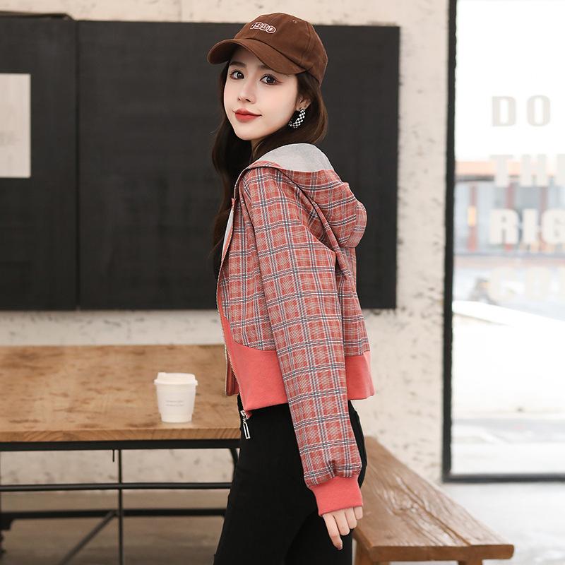 

Women' Jackets Fashion Jacket Korean Simple Long Sleeve Lapel JacketWomen, Red