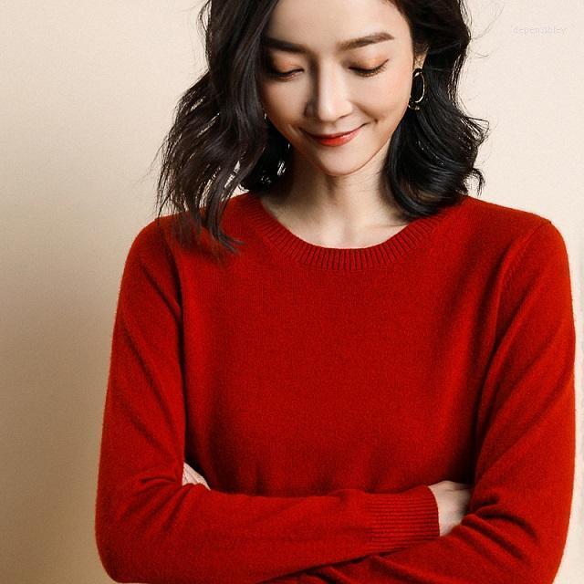

Women' Sweaters Cashmere Wool Sweater Pullover Solid Color European Plus Size Spring Autumn WinterWomen' Depe22