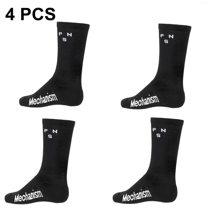 

Sports Socks PNS Pas Normal Studios Professional Brand Sport Breathable Road Bicycle Men Women Outdoor Racing Cycling Sock, Black