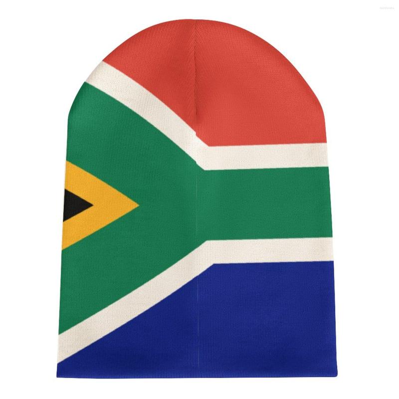 

Berets Nation South Africa Flag Country Knitted Hat For Men Women Boys Unisex Winter Autumn Beanie Cap Warm Bonnet