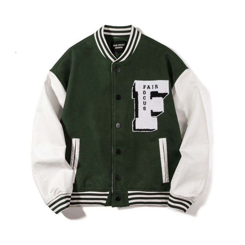 

Men's Jackets Retro American baseball uniform jacket coat embroidery stitching contrast loose jacket unisex Gothic street all-match jacket top 230203, 21
