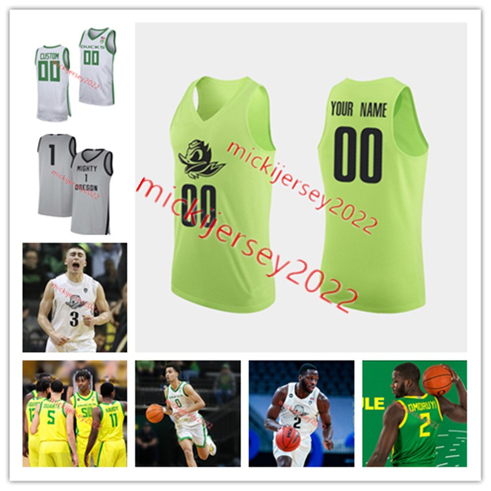 

Stitched Oregon Custom Basketball Jersey Mens Youth Payton Pritchard Abu Kigab Bol Ehab Amin Luke Osborn Jorda Bell Dillon Brooks Oregon Ducks Jerseys, Apple green