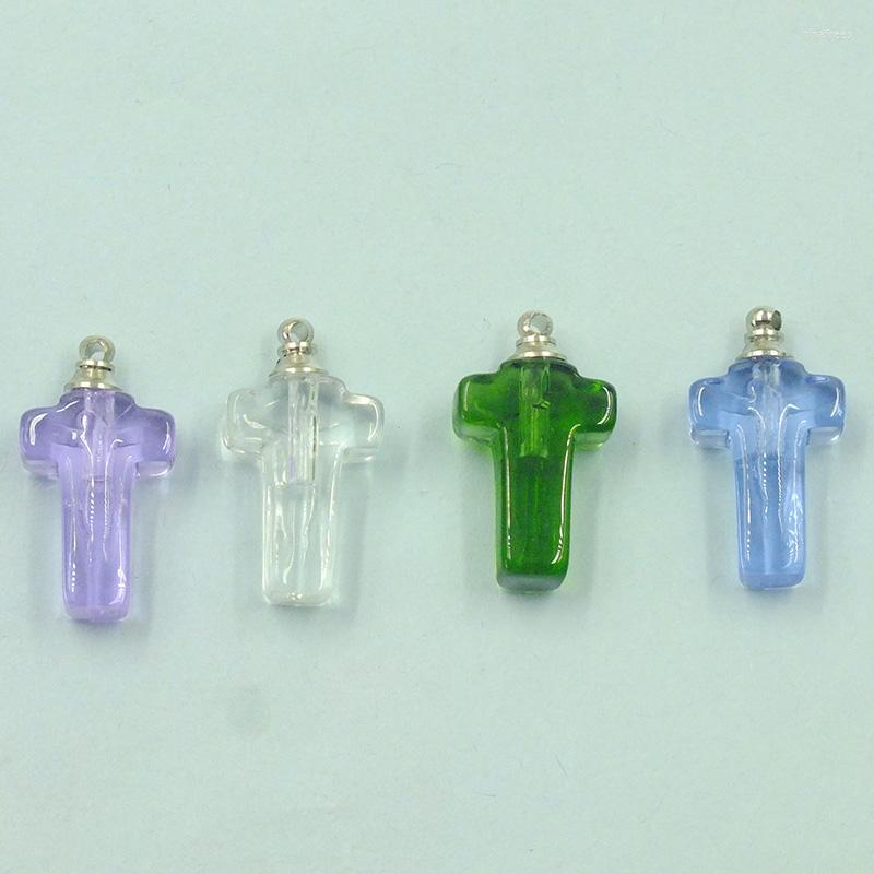 

Pendant Necklaces 100PCS/LOT Perfect. Fashion Crystal Wishing Bottles Necklace (color Randomly Send)