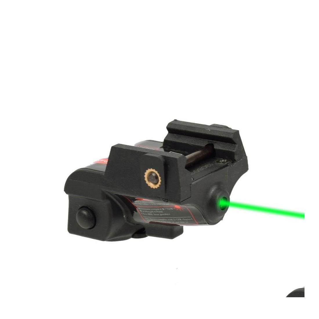 

Gun Lights Outdoor Hunting Rechargeable Subcompact Compact Pistol Green Laser Sight Tactical For Picatinny Rail Light Drop Delivery Dh4Fp
