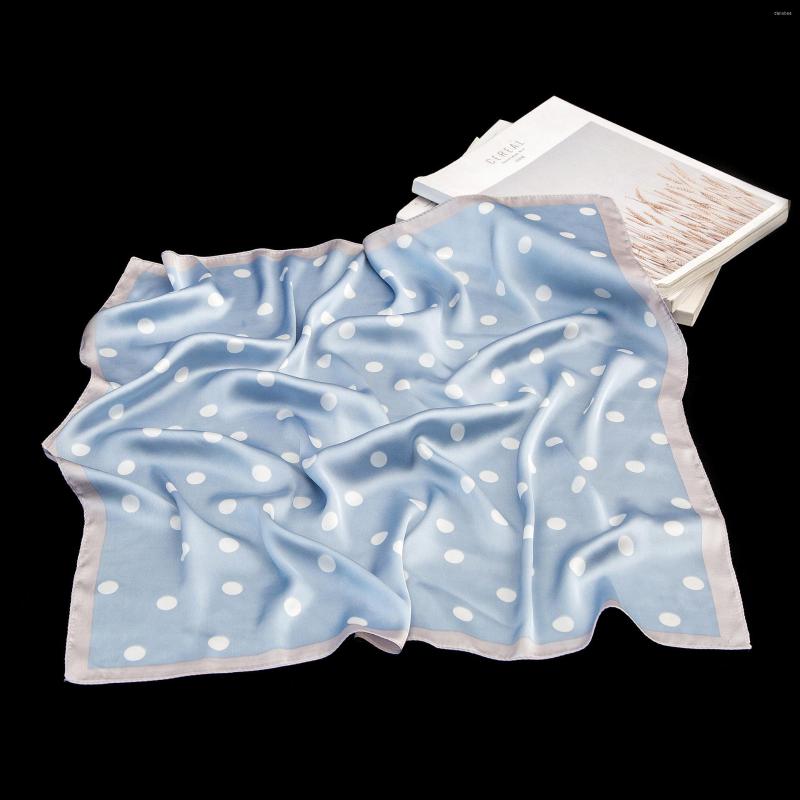 

Scarves Sweet Girl Headwear Neck Fashion Print Large Square Silk Scarf Shawl Hijab For Womens Twill Head Rolled Edges