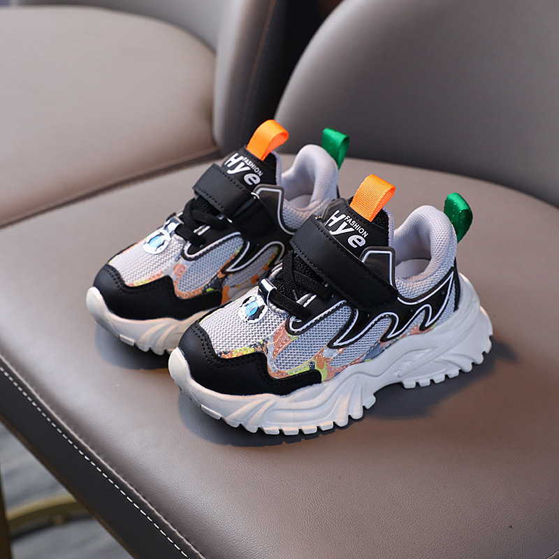 

Sneakers Boys Girls Sports Shoes 1-6 Years Baby Air Mesh Sneakers Infant Toddler Soft Sole Breathable Outdoor Running Shoes 21-30 230203, Pink