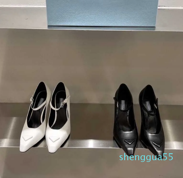 

Dress Shoes 2023 Spring Autumn New Mary Jane High Heeled Single Shoes Women's Chunky Heels Fashion Women's Shoes Elegant Woman Heels G230130, Black