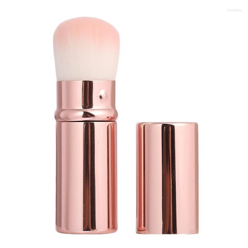 

Makeup Brushes Single Brush Retractable With Cover Loose Powder Soft Blush Portable Tools Cosmetics