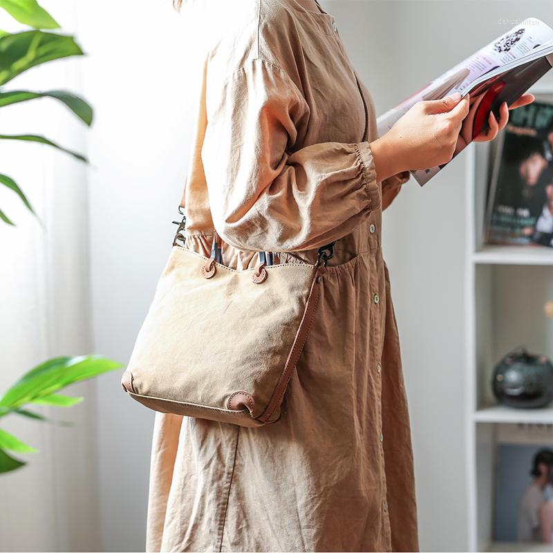 

Evening Bags Tote For Women Canvas Shoulder Bag Ladies Crossbody Handbag Designer Messenger Sling Shopper, Beige