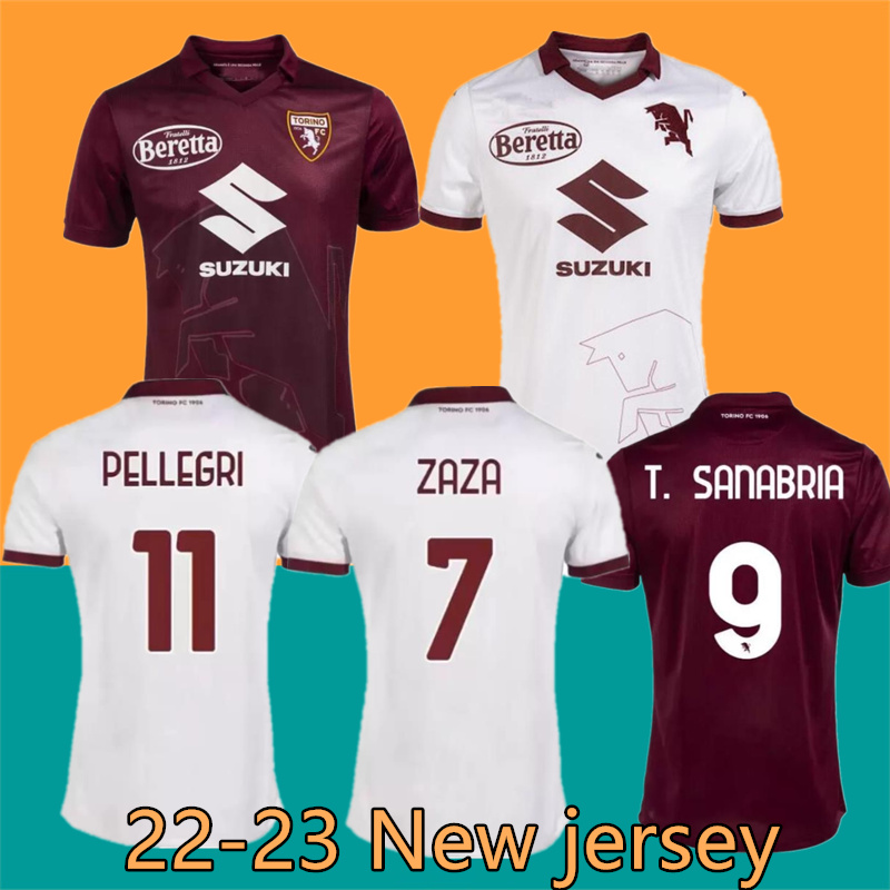 

Torino 2022-2023 new jerseys maglia da calcio Turin soccer jerseys IZZO BELOTTI FALQUE NKOULOU 22 23 Jerseys Maillot de football shirt Thailand, White