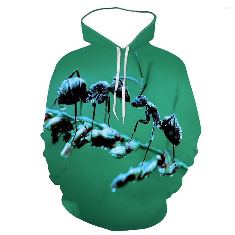 

Men' Hoodies The Ant Series Fashion 3D Digital Printing Round Neck Long Sleeve Men And Women Couples Hoodie, 61972