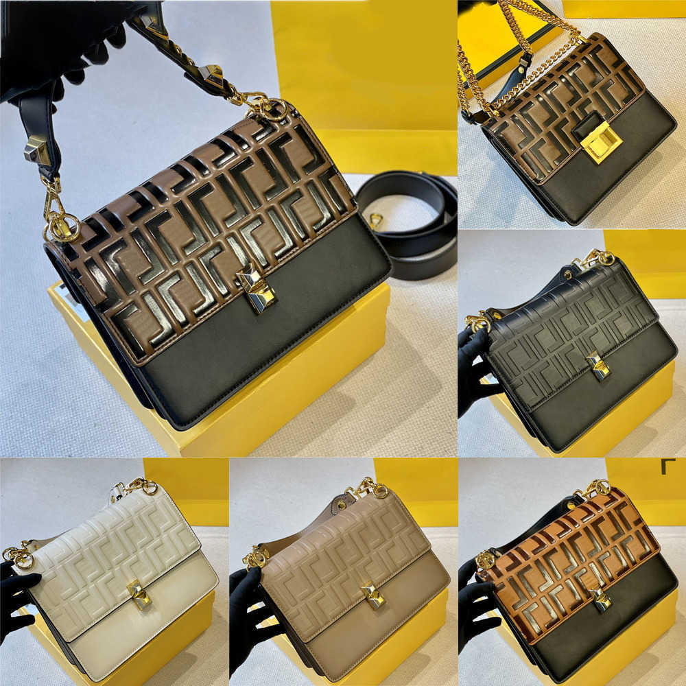 

designer Bags shoulder bag Women square underarm bag handbag crossbody womens chain handbags F PRINT classic letter pattern purses cross body 230201, Style 6--22cm