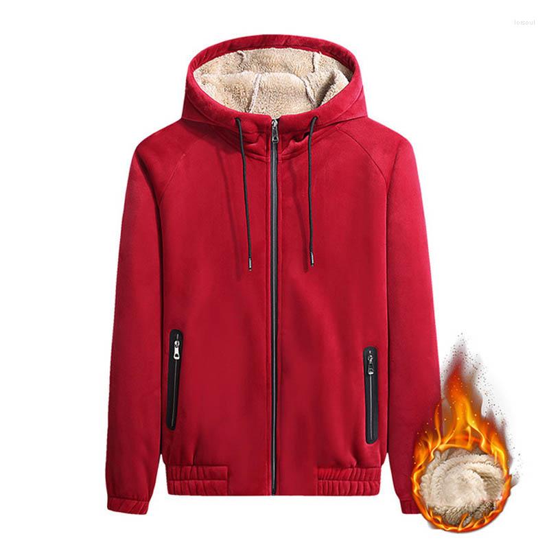 

Men's Hoodies Winter Fleece Men Plus Size Bust 158cm 5XL 6XL 7XL 8XL 9XL Loose Sweatshirt 3 Colors, Black