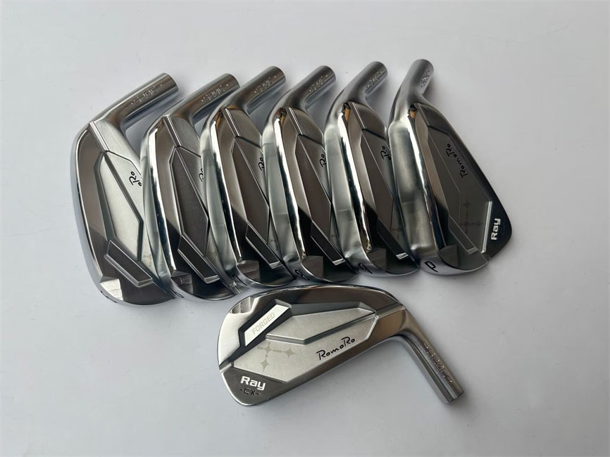 

RomaRo Ray CX-FORGED S20C Iron Set RomaRo Ray Golf Forged Irons Silver RomaRo Golf Clubs 4-9P Steel Shaft With Head Cover