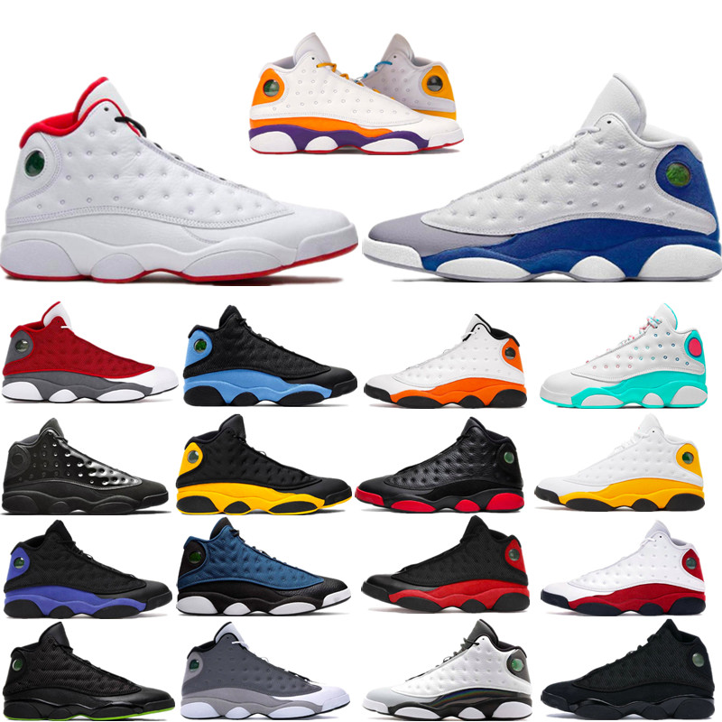 

New XIII 13 13s Basketball Shoes University Blue Reverse He Got Game Island Green Hyper Royal History of Flight Grey Toe Flint Dirty Bred Court Purple Chicago Sneakers, Del sol