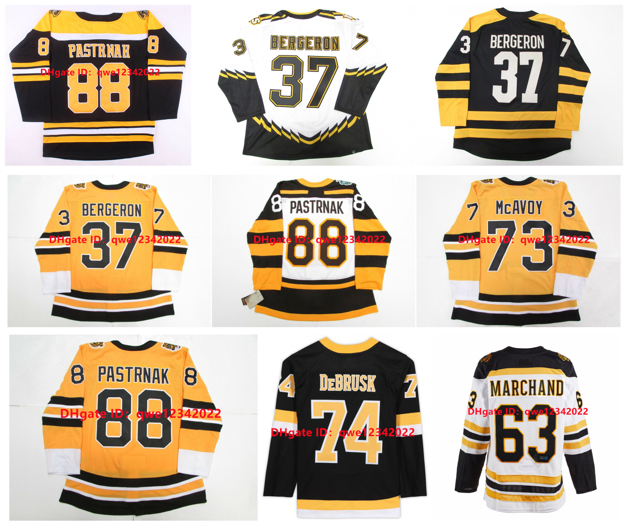 

Patrice Bergeron Hockey Jersey 2023 Winter Classic Boston Reverse Retro Bruins David Pastrnak Brad Marchand DeBrusk Charlie McAvoy Linus Ullmark Hampus Lindholm, Men