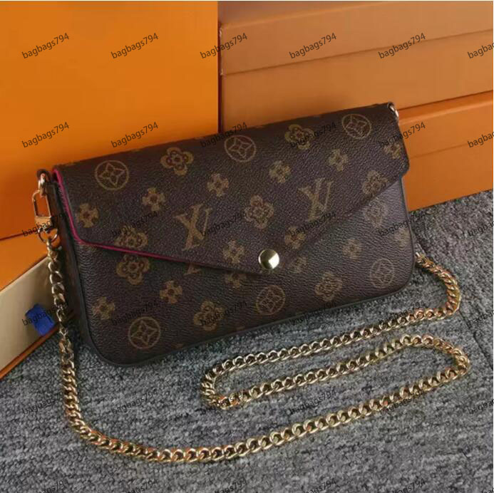 

Women Messenger Leather handbag Evening Bag Original box high quality flower checkers date code serial number embossed patterns, This is not for sale.