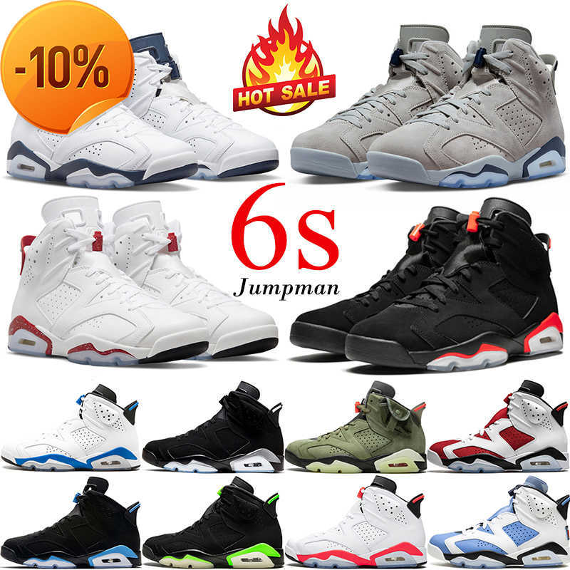 

Jumpman 6 6s Men Basketball Shoes Sneakers Georgetown UNC University Blue Red Oreo Black Cat Midnight Navy Cactus Jack Mens Womens Outdoor Sports Trainers