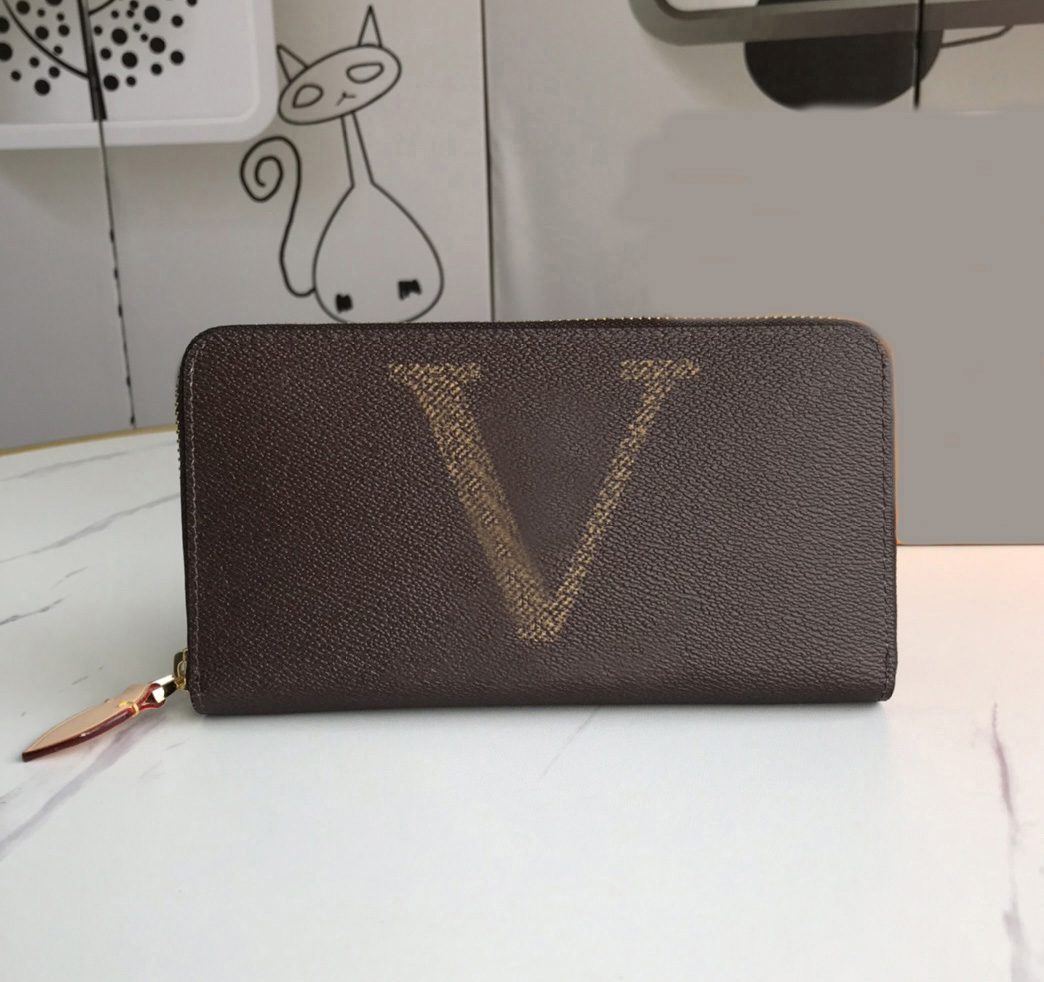 

2023 Fashion designer Wallets luxury Mens Womens leather bags Highs Quality flower letter zipper coin Purse Original Box Checked card holders 600L17c, Monogrames