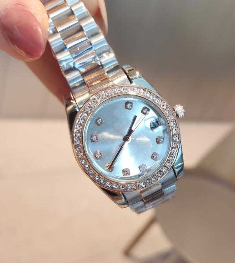 

Luxury Watc diamond Famous croWn Watch top sports Women gold Watch 3A quality quartz function accurate positioning quartz Watch daydate gift, B3