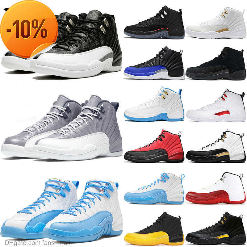 

Top Quality Jumpman 12s Basketball Shoes 12 Stealth Hyper Royal University Blue Black Royalty Taxi Playoffs 2022 Utility Cherry Low Easter, #28 wings size 40-47