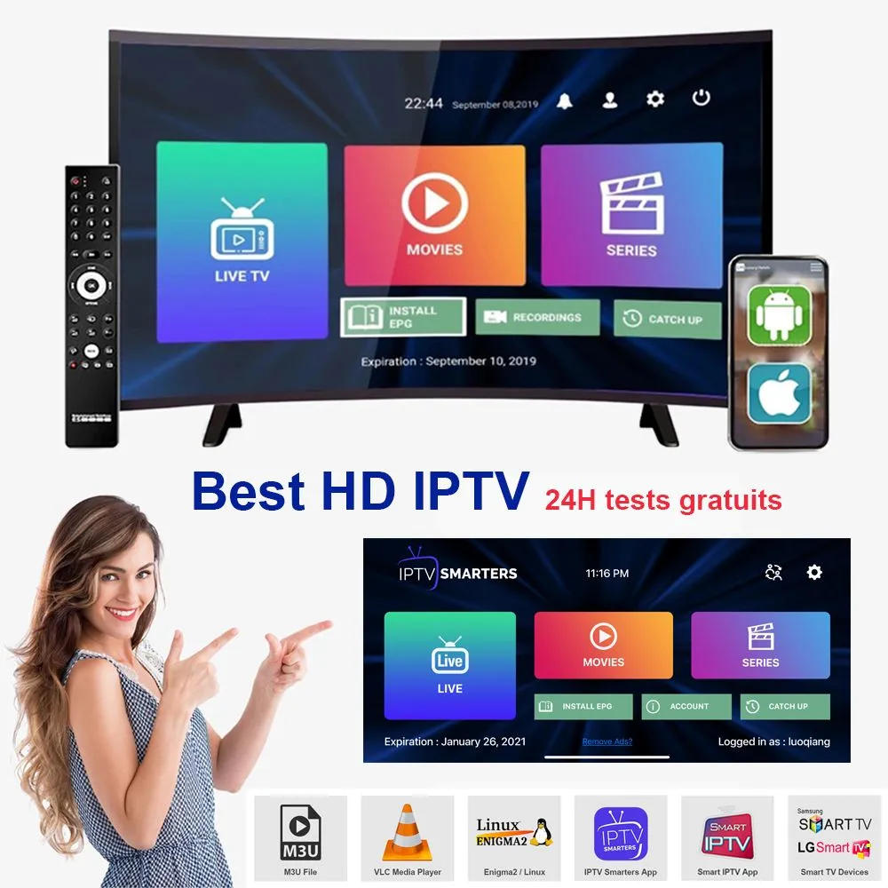 

2023 HD World Tv Premium TV Parts 3 Devices Support 1 Year Free Warranty Xxx M3u Test With Hot For Ssmartt Android Box Pc Engima2