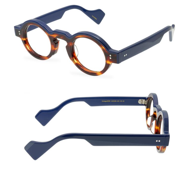 

Fashion Men Optical Glasses Brand Eyeglasses Frames Women Thick Round Spectacle Frames Acetate Full Frame Hip Hop Myopia Eyewear High Grade Eyeglasses