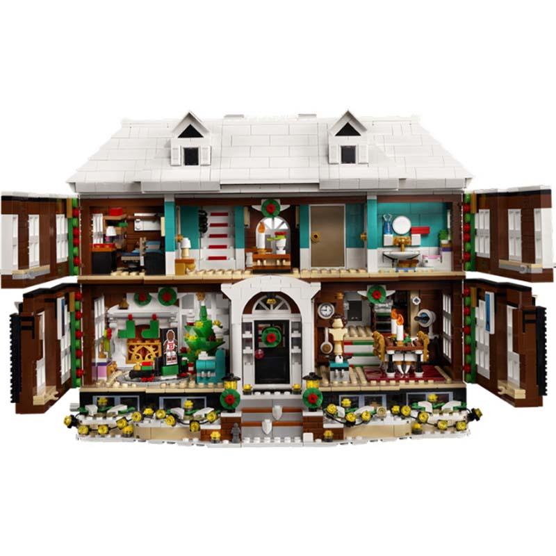 

2022 Block 3955pcs 21330 Home Alone House Set with figures Model Building Blocks Bricks Educational Toys For Adult Kids Christmas Gifts