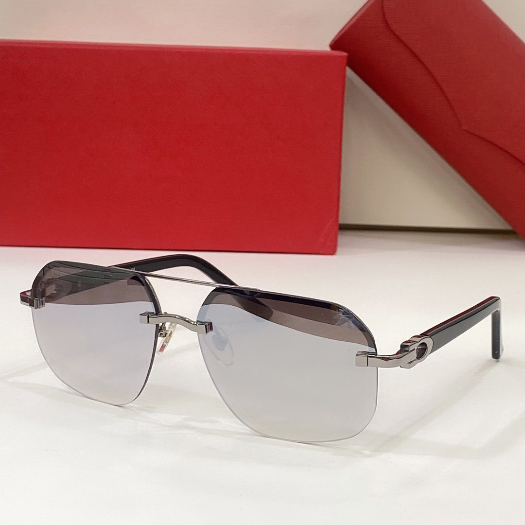 

Fashion carti Designer Cool sunglasses luxury Womens fashion sunglass vehla eyewear polarized hexagonal half frame PC temples metal pilot mens goggles