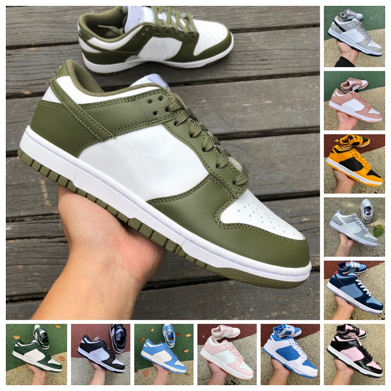 

Dunks Low Casual Shoes Black White Panda Medium Olive Valerian Blue White Grey Fog Fruity Pebbles UNC Syracuse Ivory Hyper Royal Men Womens Runner Sneaker Trainers, Bubble package bag