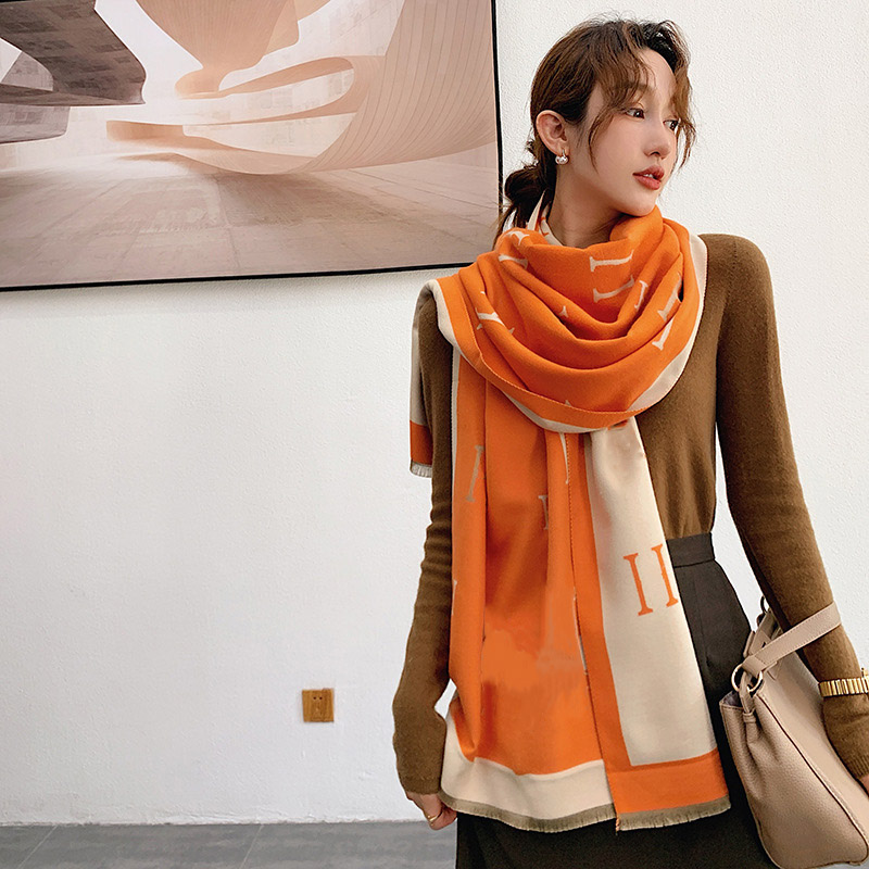 

Six kinds Letter Cashmere Designer Blanket Soft Woolen Scarf Shawl Portable Warmth Thickening Plaid Sofa Bed Fleece Knitted Blanket