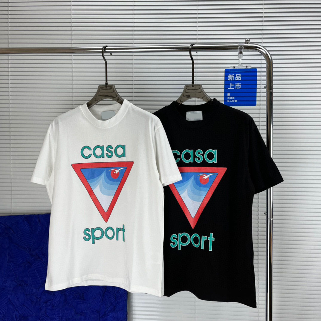 

Men's Plus Tees & Polos Round neck embroidered and printed polar style summer wear with street pure cotton T-Shirts 3dx, 23