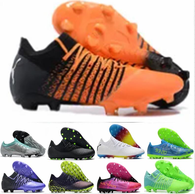 

hypervenom phantom II Mens Soccer Shoes Future Z 1.3 FG Teaser Limited Edition Cleats Light Blue Instinct Orange Black Red Black Football Boots