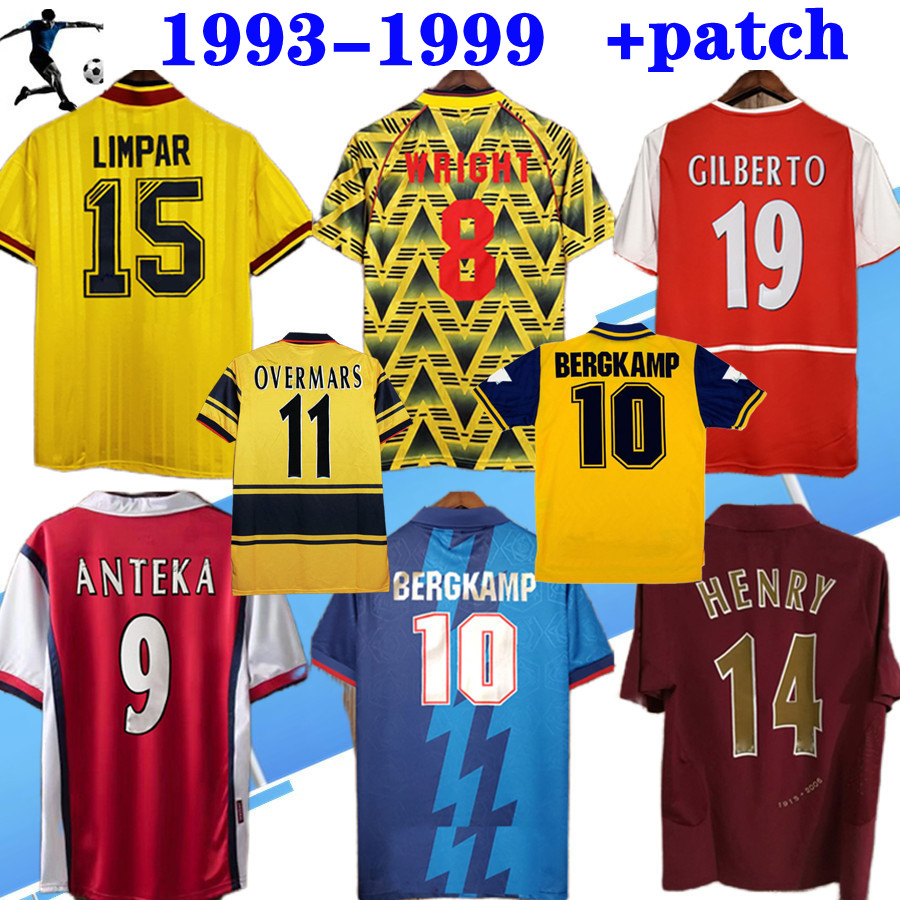 

1993 1994 1996 98 away 3rd Shirt retro soccer jerseys Bergkamp Wright Adams Platt Vieira ShirtWinterburn #13 94 96 98 99 classic football ASR, 96/97