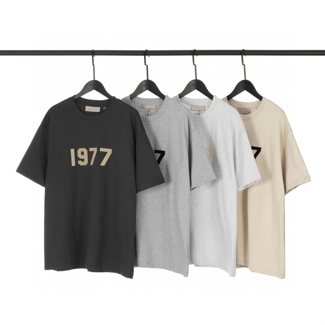 

Men's Plus Tees & Polos Round T-shirt plus size neck embroidered and printed polar style summer wear with street pure cotton efg1