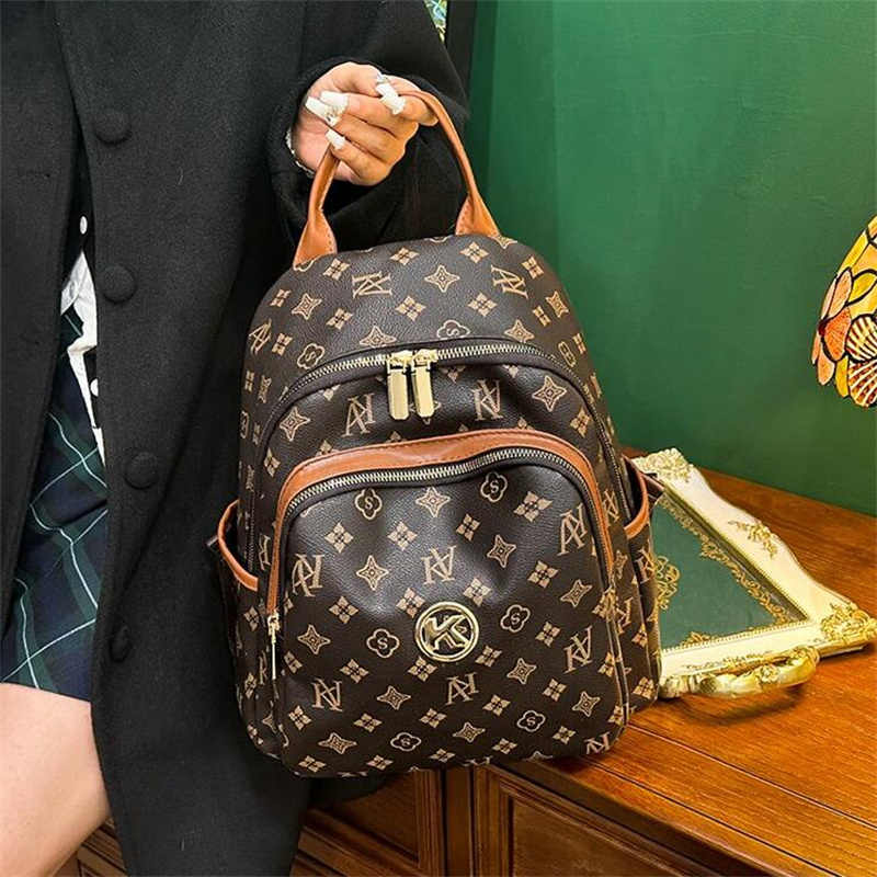 

2023 New High Quality Arrival PU Leather Backpack Bag Womens Backpacks Designer Backpacks Bags Fashion Casual Women Small Back pack, 01