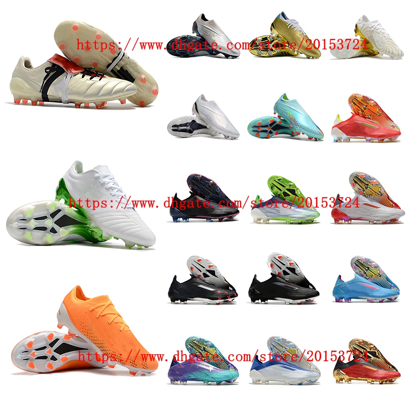 

2023 mens soccer shoes 99LEA.1 cleats Predator Mania Champagne FG football boots scarpe da calcio, As picture 12