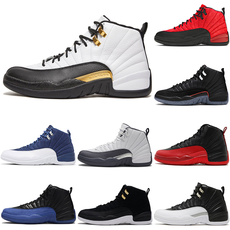 

Basketball Shoes Jumpman 12s OVO White Black Taxi Hyper Royal Eastside Golf Playoff Stealth Grind French Blue Floral Michigan Twist Men Sneakers 155, 09